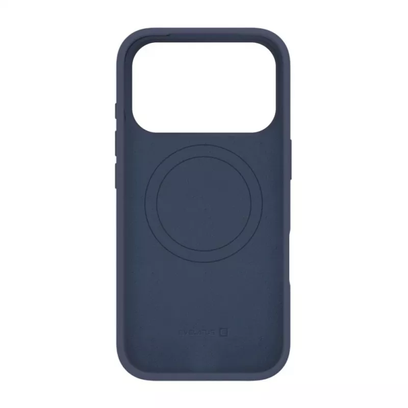 Evelatus Apple iPhone 18 Pro Custodia in silicone Soft Touch Premium MagSafe blu scuro