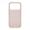 Evelatus custodia in silicone Soft Touch MagSafe Premium per Apple iPhone 18 Pro rosa sabbia