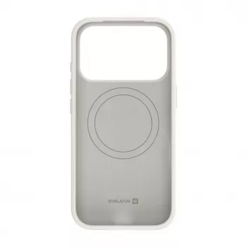 Evelatus Apple iPhone 18 Pro Custodia in silicone Soft Touch Premium MagSafe argento