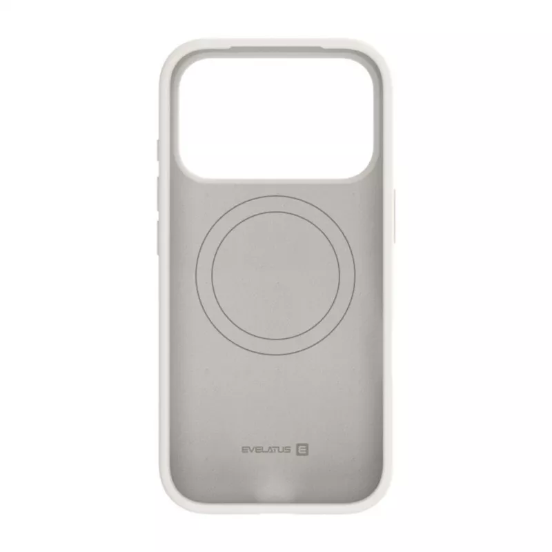 Evelatus Apple iPhone 18 Pro Custodia in silicone Soft Touch Premium MagSafe argento