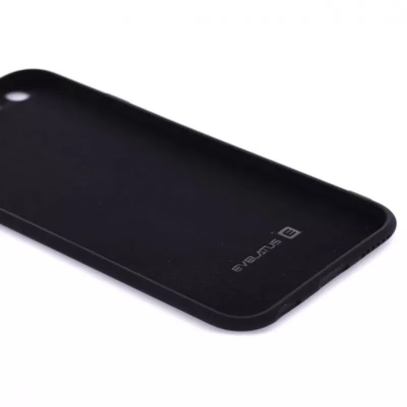 Evelatus Apple iPhone 6 / 6s Custodia in Silicone Nano Soft Touch TPU Nero