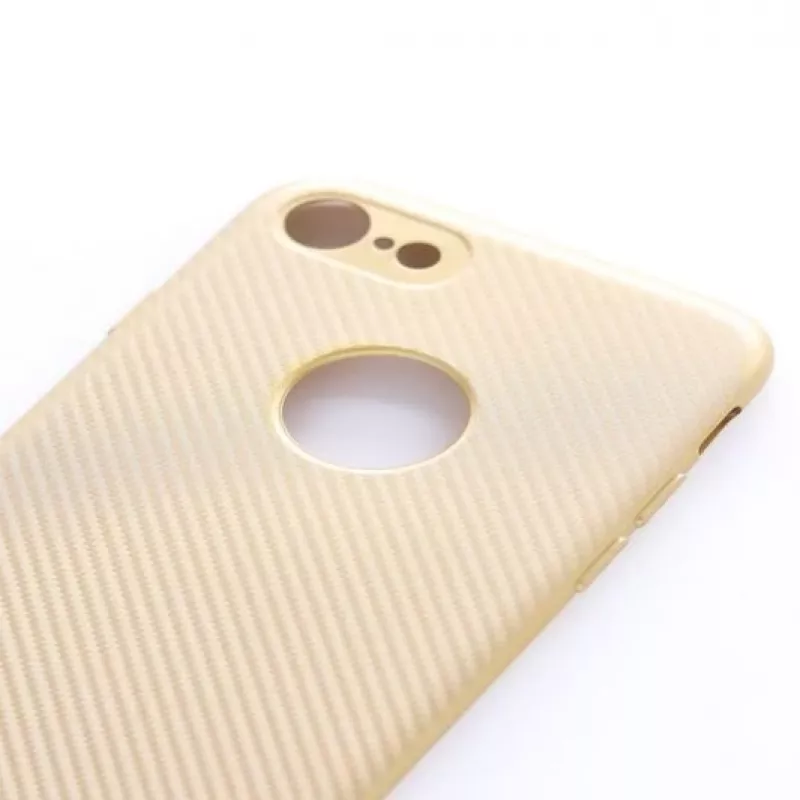 Evelatus Apple iPhone 7/8/SE2020/SE2022 Custodia Carbon oro