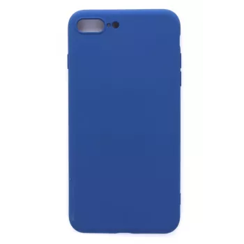 Evelatus custodia in silicone nano soft touch TPU per Apple iPhone 7 Plus / 8 Plus blu