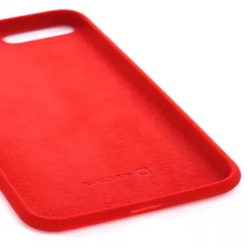 Evelatus Custodia in Silicone Premium Soft Touch per Apple iPhone 7 Plus/8 Plus Rosso