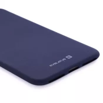 Evelatus Custodia in Silicone per Apple iPhone 7 Plus/8 Plus Blu Mezzanotte