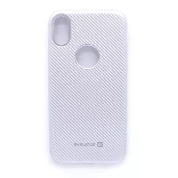 Evelatus Apple iPhone X Custodia protettiva Carbon Silver