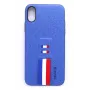 Evelatus Apple iPhone X Free Blue custodia in silicone liquido blu