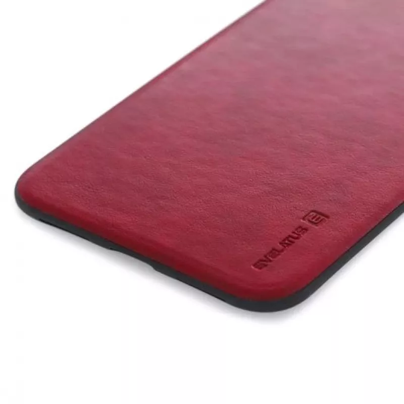 Evelatus Apple iPhone X Kuton Custodia posteriore in silicone rosso