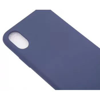 Evelatus Apple iPhone X Custodia in silicone nano Soft Touch TPU blu