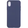 Evelatus Apple iPhone X Custodia in silicone nano Soft Touch TPU blu