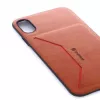 Custodia portafoglio folio Evelatus per Apple iPhone X Nobel marrone