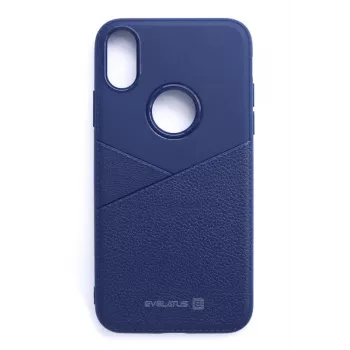 Evelatus Apple iPhone X Phantom Blue Cover posteriore in silicone