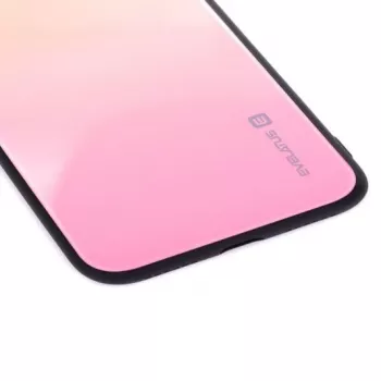 Evelatus Apple iPhone X/Xs custodia in vetro Gradient 1 Mild Melon
