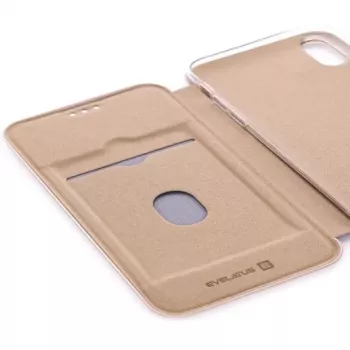 Evelatus Custodia a libro per Apple iPhone XR oro