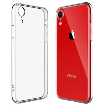 Evelatus custodia in silicone trasparente per Apple iPhone XR 1,5 mm TPU trasparente