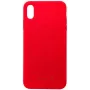 Evelatus Apple iPhone XR Custodia in silicone nano Soft Touch TPU rossa