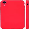 Custodia in nano silicone Soft Touch TPU per Apple iPhone XR Evelatus rossa