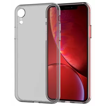 Evelatus Custodia TPU per Apple iPhone XR 1,5 mm grigio fumo