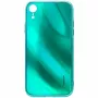Evelatus Apple iPhone XR Water Ripple Full Color Electroplating Tempered Glass Case Verde
