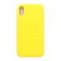 Evelatus Apple iPhone Xs custodia in silicone Premium Soft Touch giallo chiaro