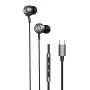 Evelatus cuffie Crystal Clear Audio con USB-C e microfono nere
