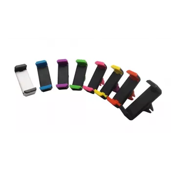 EVELATUS ECH01 Supporto per telefono da auto arancione nero - supporto universale per smartphone con ventosa