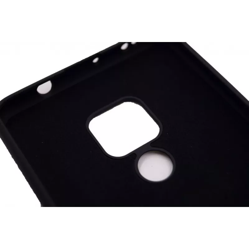 Evelatus Huawei Mate 20 cover posteriore in silicone morbido nera