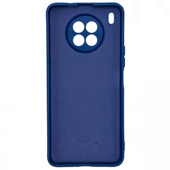 Evelatus Huawei Nova 8i Custodia in silicone nano Soft Touch TPU blu navy