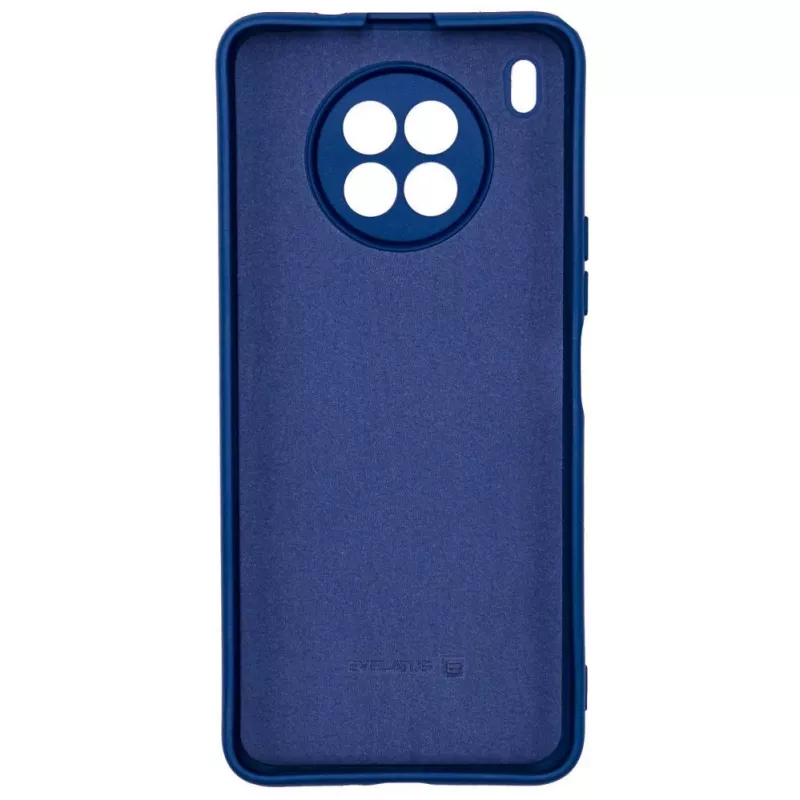 Evelatus Huawei Nova 8i Custodia in silicone nano Soft Touch TPU blu navy