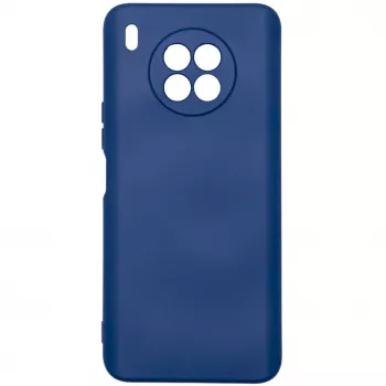 Evelatus Huawei Nova 8i Custodia in silicone nano Soft Touch TPU blu navy