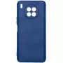 Evelatus Huawei Nova 8i Custodia in silicone nano Soft Touch TPU blu navy