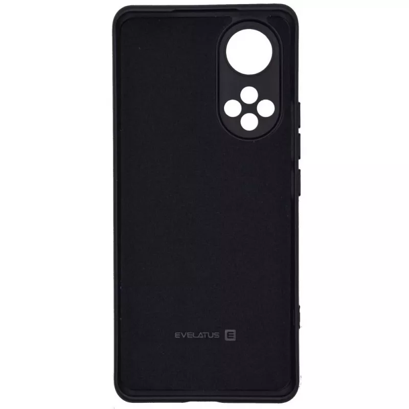Evelatus Huawei Nova 9 Custodia in silicone nano Soft Touch TPU nero