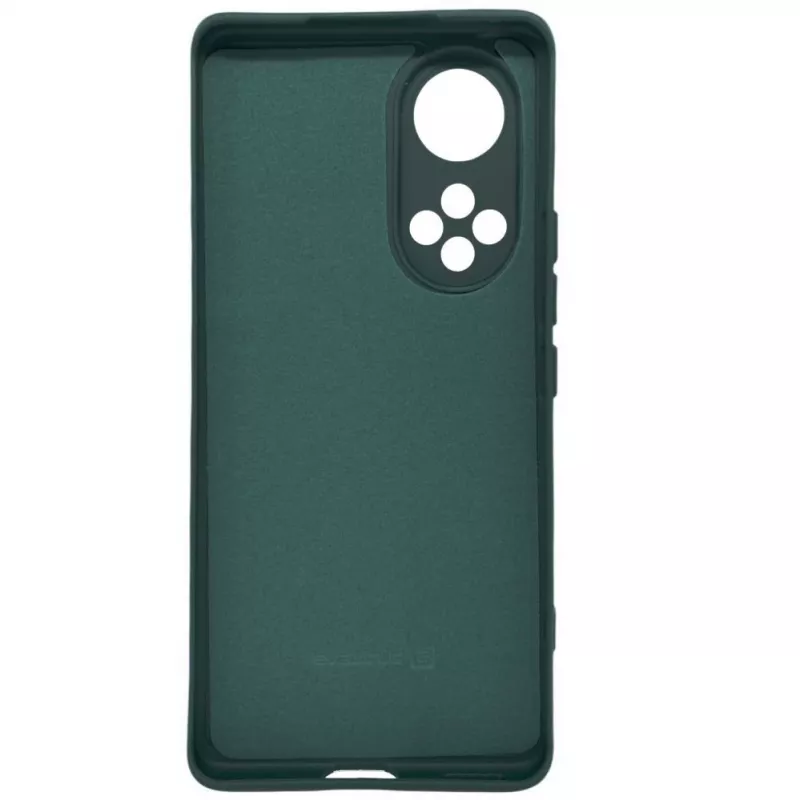 Evelatus Huawei Nova 9 Custodia in silicone nano Soft Touch TPU verde scuro