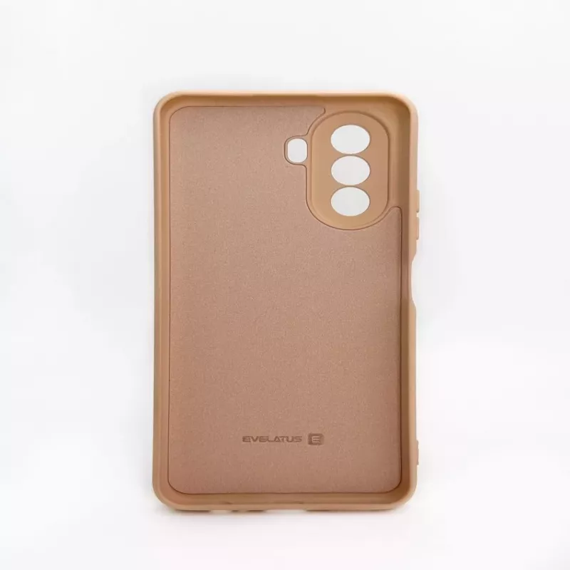 Evelatus Huawei Nova Y70 Custodia in silicone nano Soft Touch TPU beige