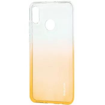 Evelatus Custodia TPU Huawei P Smart 2019 con effetto sfumato oro