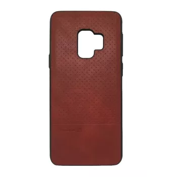 EVELATUS Custodia TPU per Huawei P20 Lite con Piastra in Metallo per Supporto Magnetico Rosso