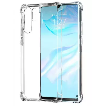 Evelatus Huawei P30 Lite custodia in silicone Military Shockproof TPU trasparente