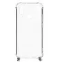 Evelatus Custodia in silicone trasparente per Huawei P30 Lite con cinturino TPU Space Gray