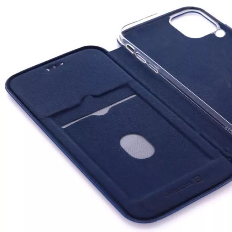 Evelatus custodia a libro per Huawei P40 Lite blu scuro