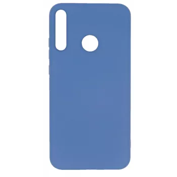 Evelatus Huawei P40 Lite E Custodia in silicone Soft Touch blu