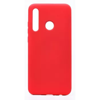 Evelatus Huawei P40 Lite E Custodia in silicone Soft Touch rossa