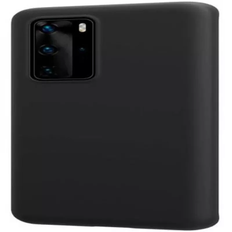 Evelatus Huawei P40 Pro Custodia in silicone nano Soft Touch TPU nera
