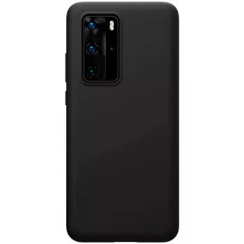 Evelatus Huawei P40 Pro Custodia in silicone nano Soft Touch TPU nera