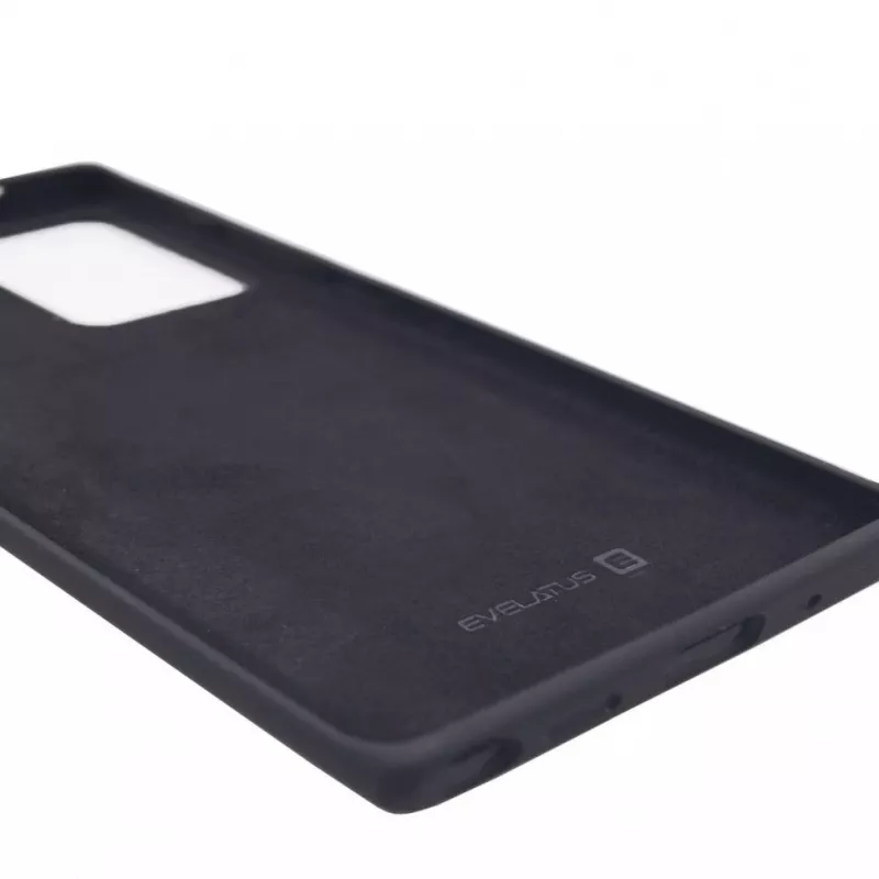 Evelatus Huawei P40 Pro Custodia in silicone Premium Soft Touch nera