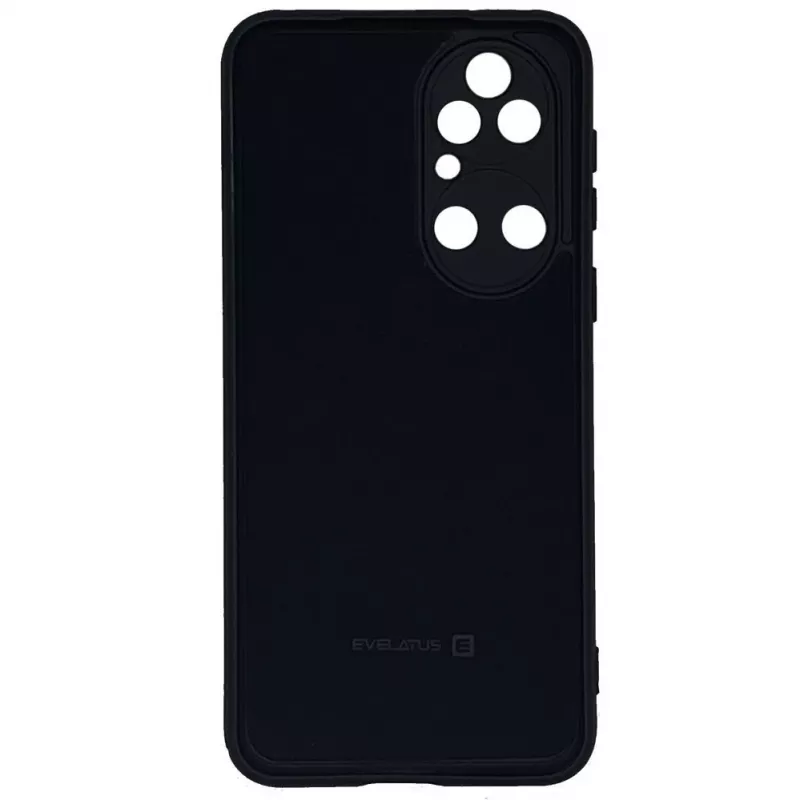 Evelatus Huawei P50 Custodia in silicone nano Soft Touch TPU nero