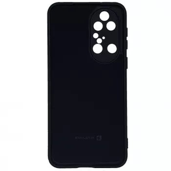 Evelatus Huawei P50 Pro custodia in silicone nano Soft Touch TPU nera
