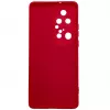 Evelatus Huawei P50 Pro Custodia in silicone nano Soft Touch TPU rossa