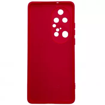 Evelatus Huawei P50 Pro Custodia in silicone nano Soft Touch TPU rossa