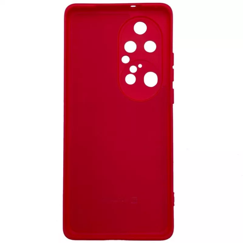 Evelatus Huawei P50 Pro Custodia in silicone nano Soft Touch TPU rossa