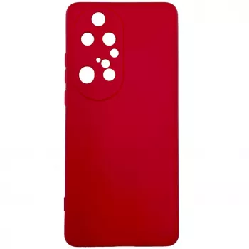 Evelatus Huawei P50 Pro Custodia in silicone nano Soft Touch TPU rossa